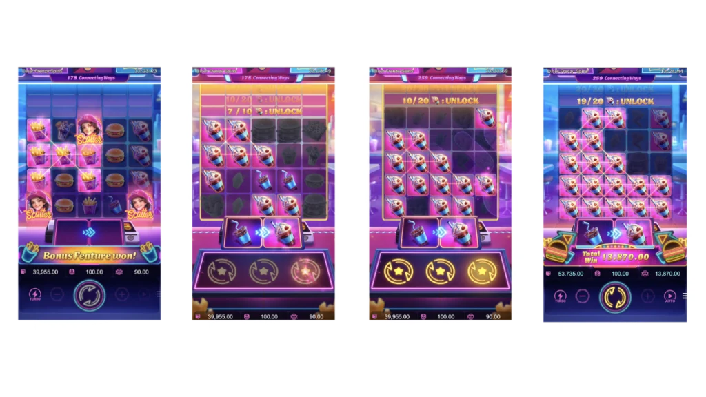 รีวิวเกม Diner Frenzy Spins