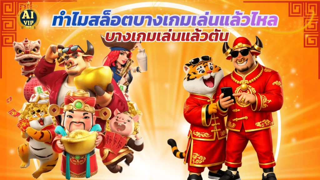 ทำไมสล็อตบางเกมเล่นแล้วไหล บางเกมเล่นแล้วตัน