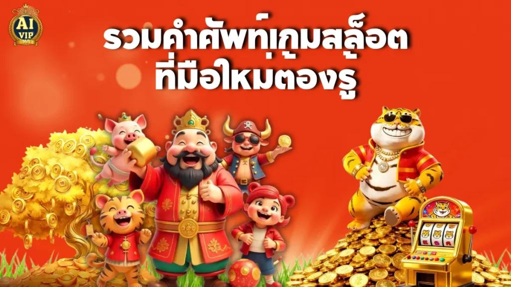 รวมคำศัพท์เกมสล็อตที่มือใหม่ต้องรู้